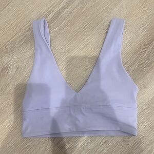 lululemon athletica Light Purple V-Neck Sports Bra